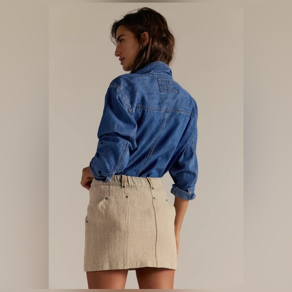 NWT Free People We The Free River Canyon Mini Skirt - Picture 4 of 6